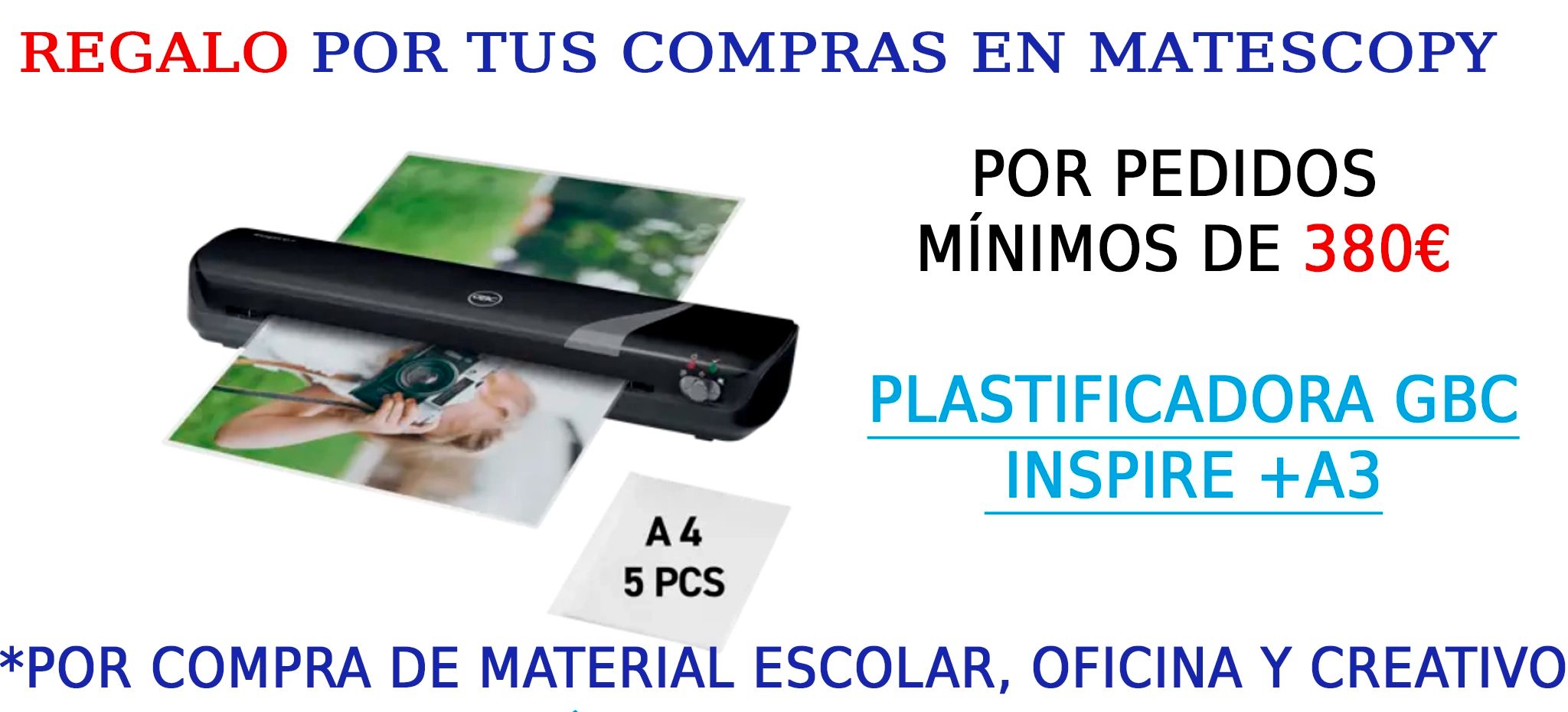 REGALOS CON TUS COMPRAS EN MATESCOPY