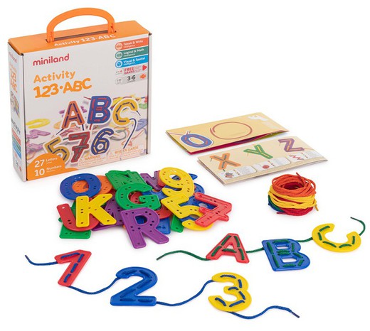 Letras y números para coser ECO Activity 123 ABC