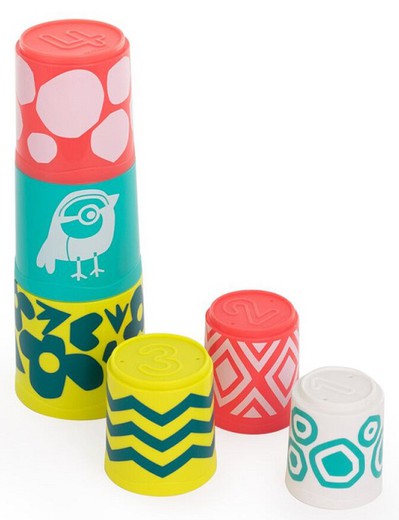 Apilables para bebés: stacking cups