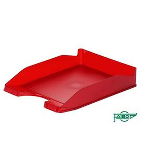 Safata sobretaula plàstic, Vermell Ref.93-03