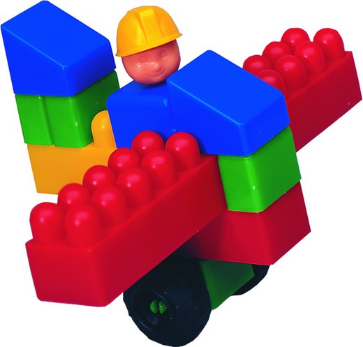 Joc de construcció Blocks, 120 peces