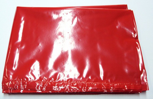 Bolsa plástico 50*60 Rojo