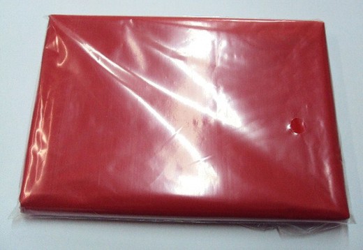 Bossa plàstic 79*98, Rojo