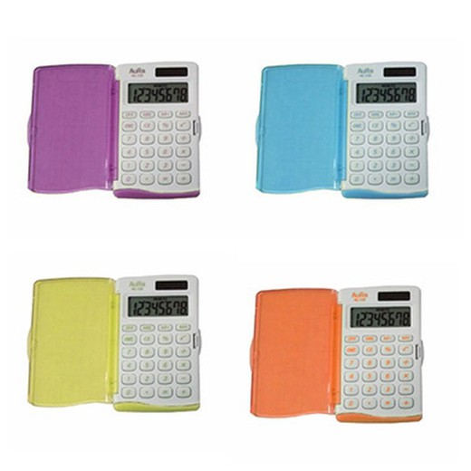 Calculadora bolsillo AURA HC135 colores surtidos