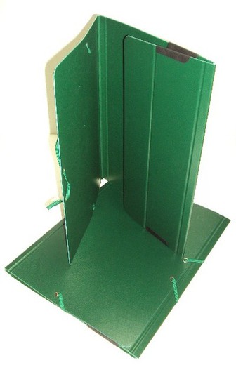 Carpeta bolsa Fº presspan, verde