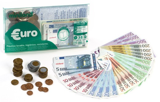 Cartera Euro: 28 billetes 80 monedas