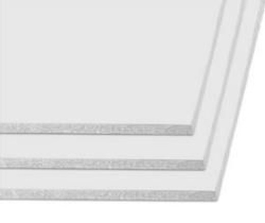 Cartón pluma blanco 29,7x42 cms. DIN A3 5mm. (2 und.)