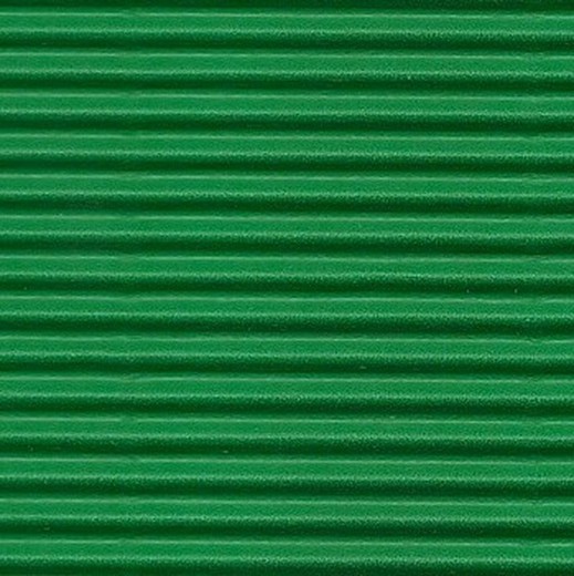 Cartulina ondulada 50*70, verde medio y oscuro
