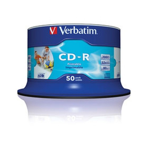 CD-R Verbatim 52*700 MB 80'' (Bobina 50 und)