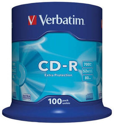 CD-R Verbatim 52*700MB (Bobina 100und.)