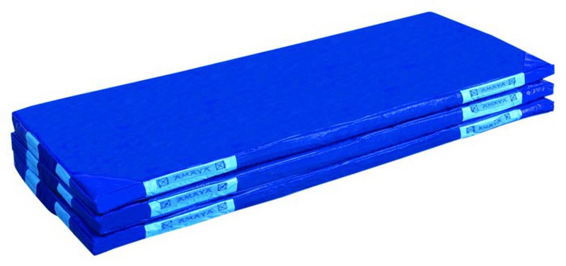 Colchoneta plegable, 140x50 cm. Color azul