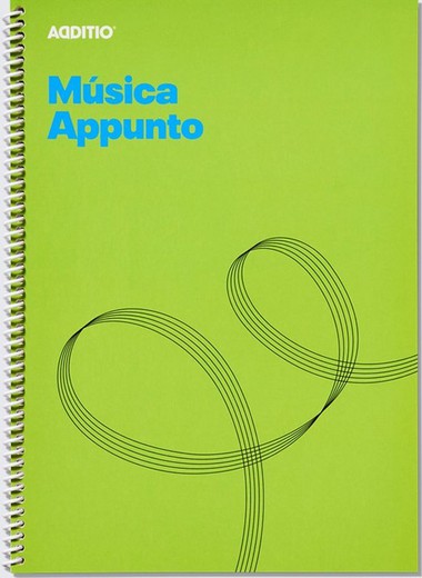 Quadern de Música Appunto 12 Pentagrames ADDITIO