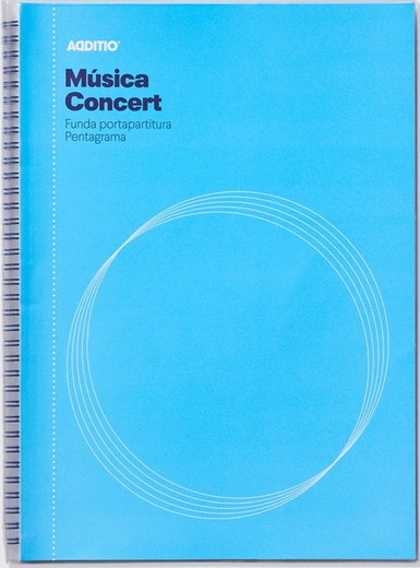 Quadern de Música Concert 12 Pentagrames ADDITIO