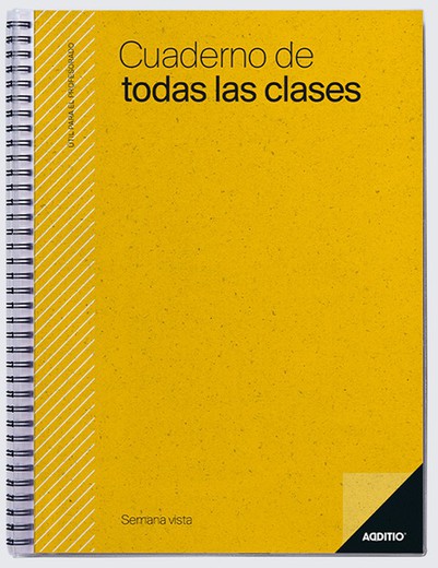 Quadern de Totes les Classes. Setmana Vista ADDITIO (CASTELLÀ)