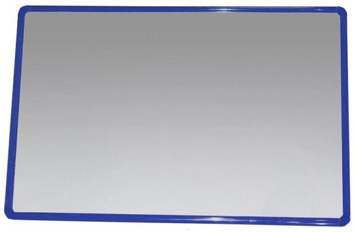 Espejo infantil de seguridad marco de aluminio Azul 50 x 120 cm
