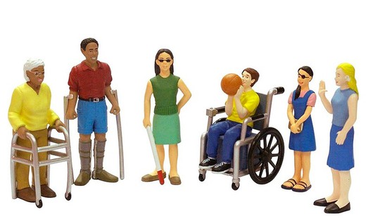 Figures de discapacitats 6 unt.
