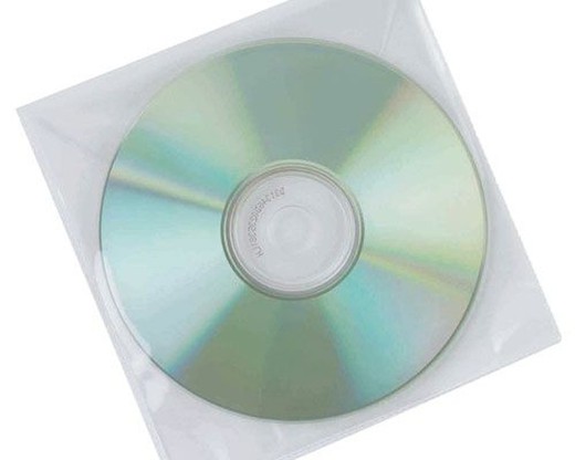 Funda borsa 10 und. adhesives PP 1 CD