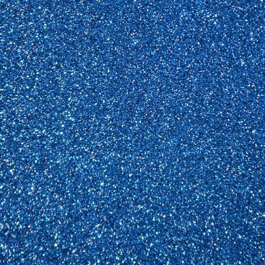 Goma Eva purpurina 400 mm x 600 mm blau fort
