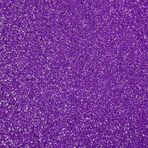 Goma Eva purpurina 400 mm x 600 mm violeta