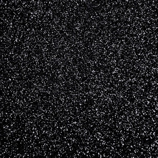 Goma Eva purpurina 400 mm x 600 mm negro