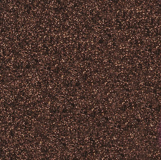 Goma Eva purpurina 400 mm x 600 mm marró