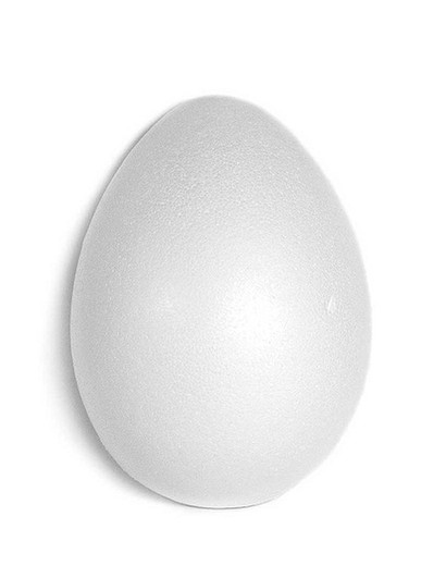 Huevos porexpan Ø 4 x 6 cm 3 und.