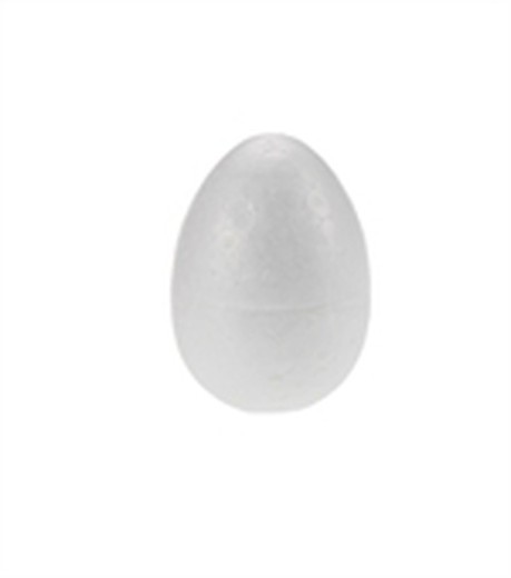 Huevos porexpan Ø 5,5 x 8 cm. 2 und.