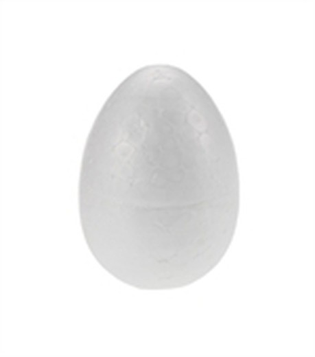 Huevos porexpan Ø 7 x 10 cm 3 und.