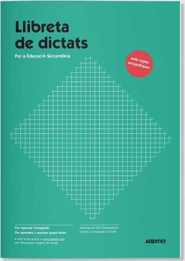 Libreta de Dictados Secundària ADDITIO (CATALÁN)