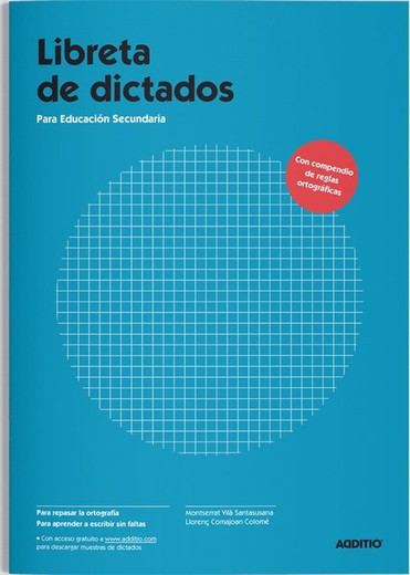 Libreta de Dictados Secundària ADDITIO (CASTELLANO)