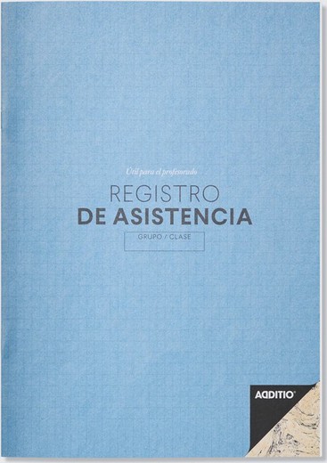 Llibre registre Assistència ADDITIO, Ref.P162 (CASTELLÀ)