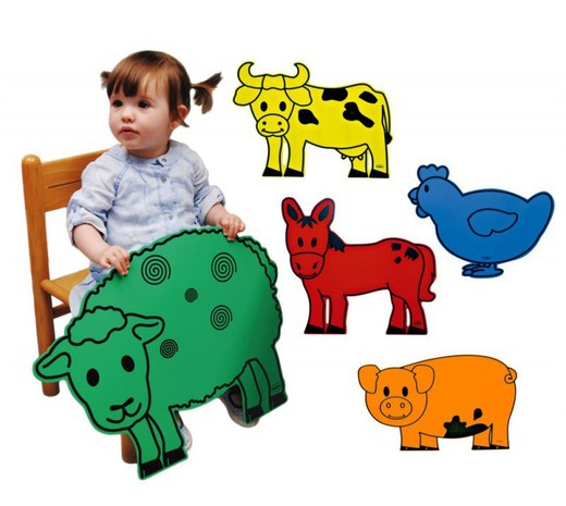Animales Miniland - Granja bebés - Granujas - Crianza Sostenible