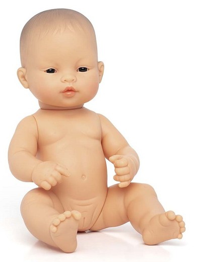 Ninot nadó nena asiàtica 32 cm.