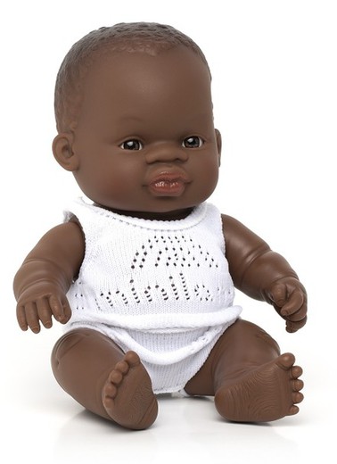 Muñeca niña Africana 21 cm.
