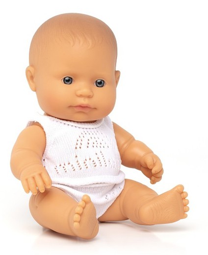 Muñeca niña Caucásica 21 cm.