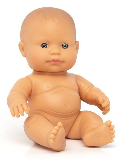 Muñeca niña Caucásica 21 cm.