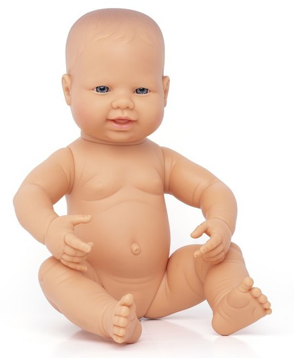 Muñeca recién nacida niña Caucásica 40 cm.