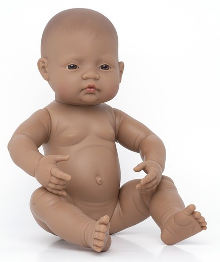 Muñeca recién nacida niña latinoamericana 40 cm.
