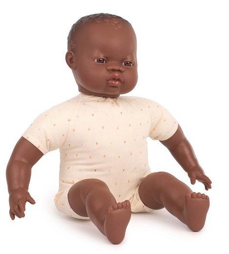 Muñeco con cuerpo blando Africano 40 cm.