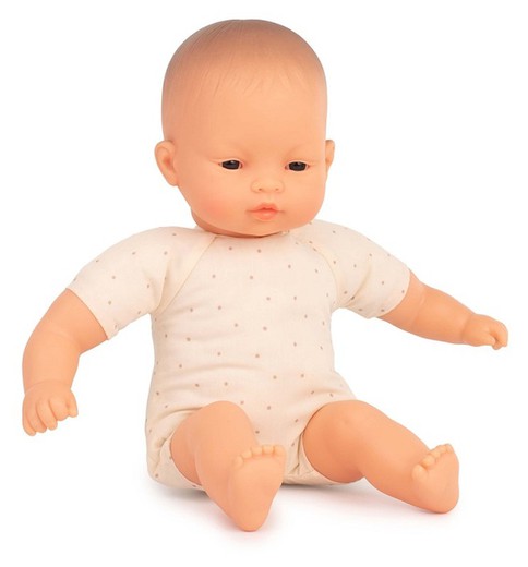 Muñeco con cuerpo blando asiático 32 cm.