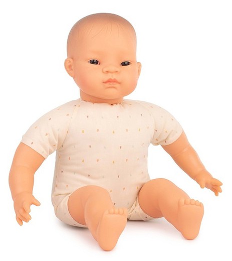 Muñeco con cuerpo blando asiático 40 cm.