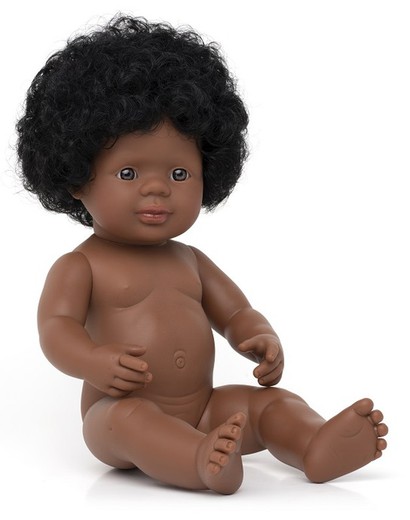 Ninot nena afroamericana 38 cm.