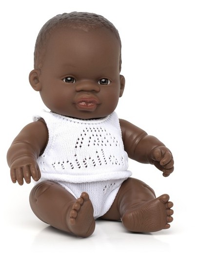 Muñeco niño Africano 21 cm.