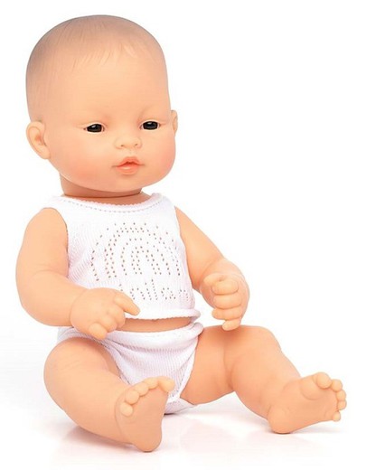 Muñeco niño asiático 32 cm.