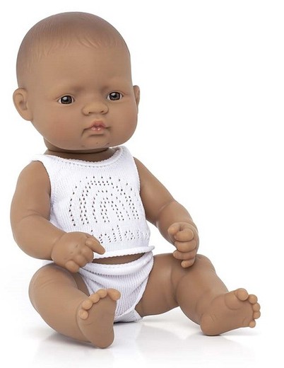 Muñeco niño latinoamerico 32 cm.
