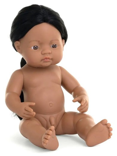 Muñeco niño Nativo Americano 38 cm.