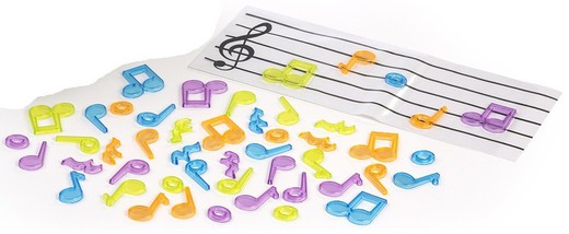 Notes musicals Translucent Musical Counters