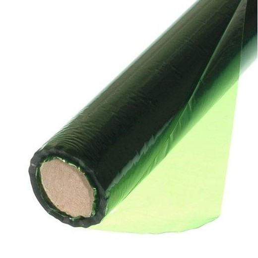 Paper cel·lofana verda, rotllo 25 h.grimpades