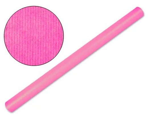 Papel de embalar rosa, rollo 25 metros