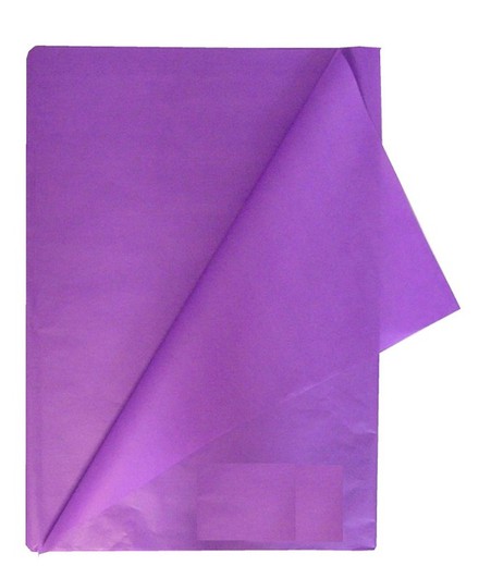 Papel seda 26 hojas 50x70 Púrpura